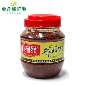 新希望 福猴 郫县红油豆瓣酱 500g